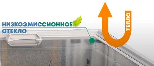 Ларь-бонета морозильная ROSSO 250 HT/CT с делителями — изображение 3