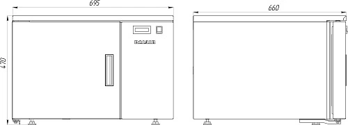 Шкаф шоковой заморозки POLAIR CRp3-2/3-L — изображение 3
