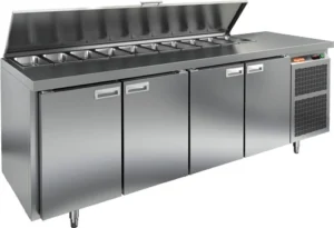 Стол холодильный для салатов HICOLD SL1-1111SN (1/3) О