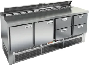 Стол холодильный для салатов HICOLD SLE2-1122GN (1/6)