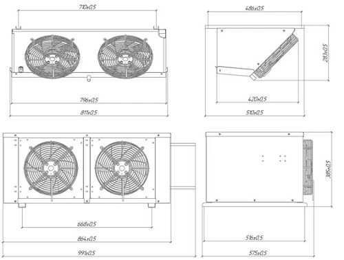 Сплит-система низкотемпературная INTERCOLD LCM 210 FT опция -30° С Evolution — изображение 4