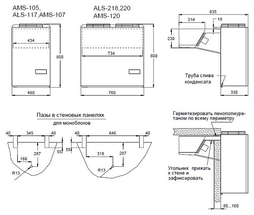 Моноблок низкотемпературный АРИАДА ALS 117W — изображение 3