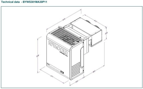 Моноблок RIVACOLD BYWS301MA30P11 — изображение 3