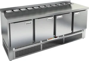 Стол холодильный для салатов HICOLD SLE2-1111GN (1/6) без крышки